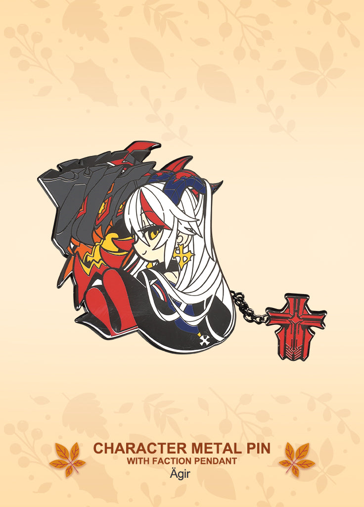 Azur Lane | Character Metal Pin with Faction Pendant | Thanksgiving